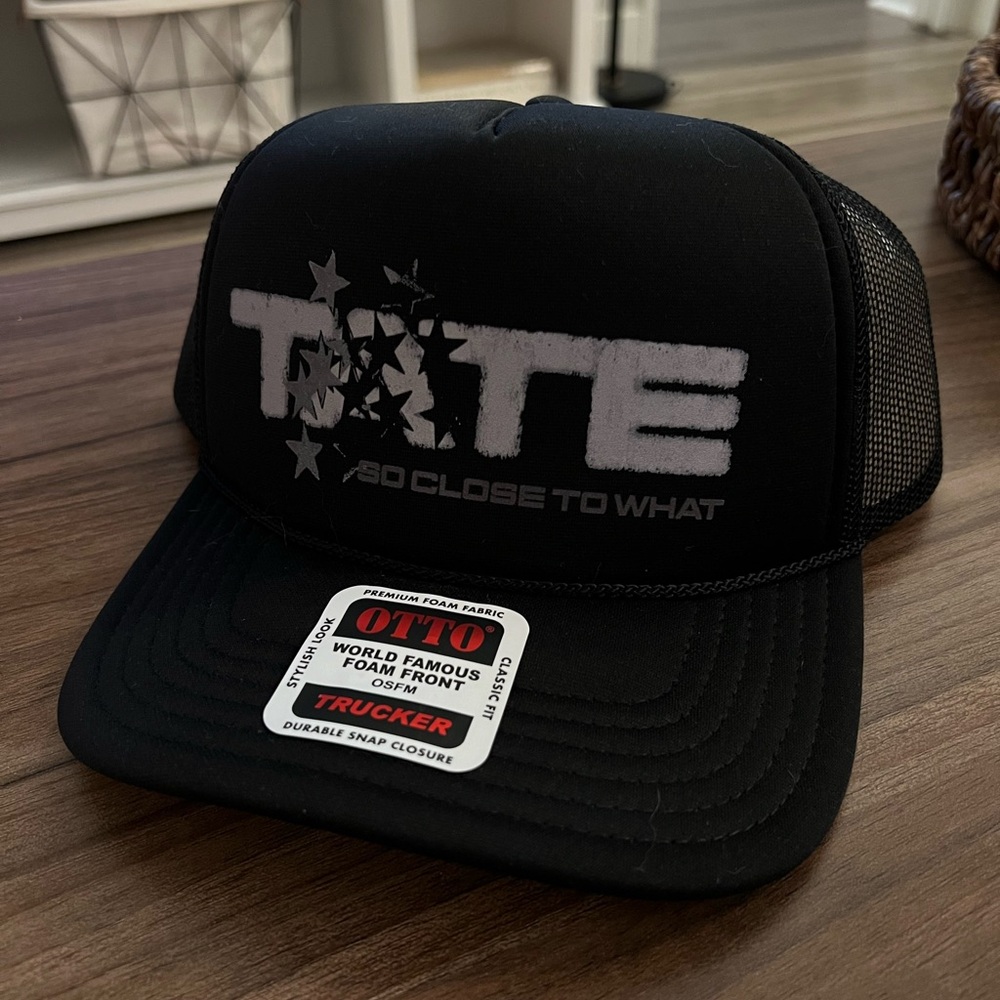 Tate McRae Limited Edition COMPLEX Black Trucker Hat - So Close To What